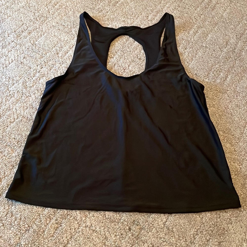 Black swim top